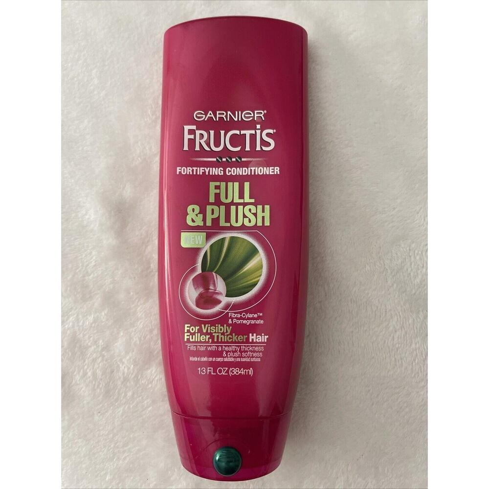 Garnier Fructis FULL & PLUSH Conditioner Volume THICKER Hair 13oz Pomegranate